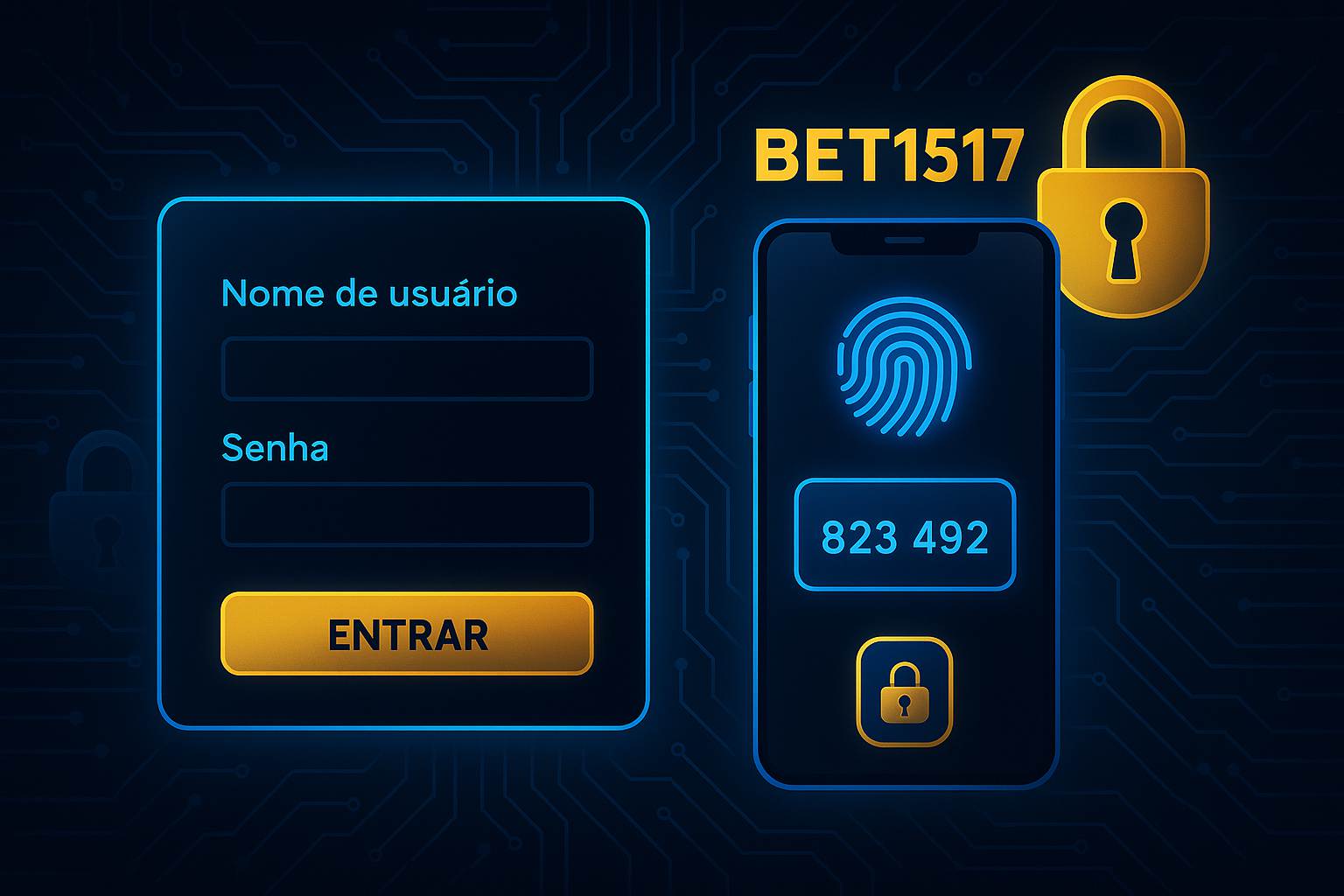 Criar uma nova Conta no plataforma BET1517 