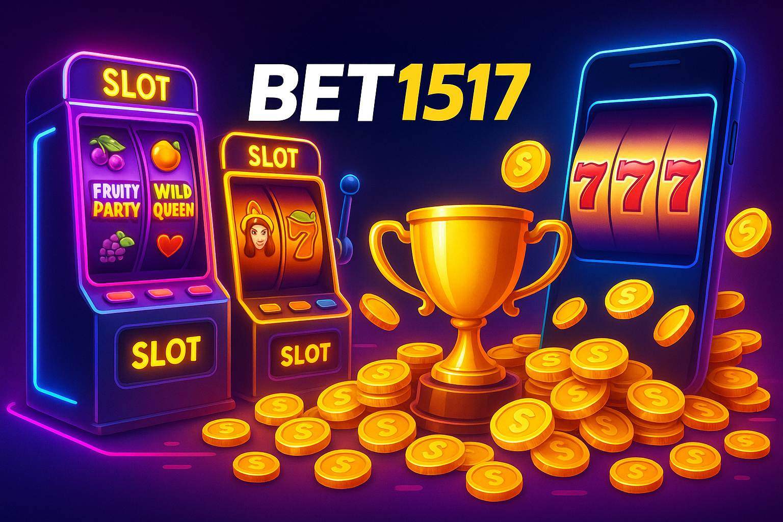 Explore o mundo das slot machines no BET1517 Casino